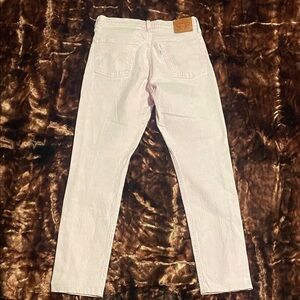 Levi's Light Pink Denim Jeans